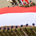  Relacja z rozłożenia flagi przez klasy 1 i 2 A na Narodowe Święto Niepodległości 