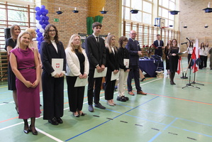 Uroczystośc zakończenia roku szkolnego klas maturalnych