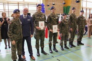 Uroczystośc zakończenia roku szkolnego klas maturalnych
